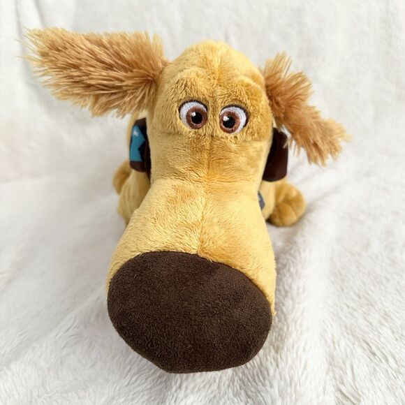 Disney Pixar Up Dug Medium Plush Yellow Puppy Dog Stuffed Animal Toy - Picture 2 of 5